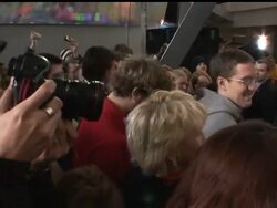 A new Pew poll shows that Sen. Hillary Rodham Clinton is leading in all early primary states, but the gap is tight in Iowa. News Clip