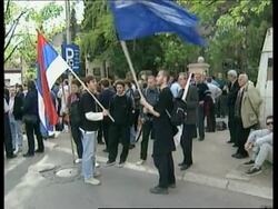 YUGOSLAVIA: BELGRADE: JOURNALISTS DETENTION  WRAP News Clip