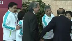 CLEAN : Hong Kong chief executive candidates arrive on day of election News Clip