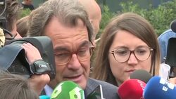 CLEAN : Spanish state is the only one to use violence: Athur Mas News Clip