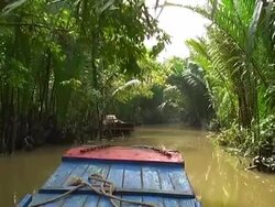 Mekong canals Stock Footage