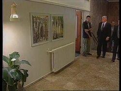 Israel/West Bank - Peace process discussed News Clip