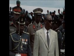 SYND 29 4 80 VARIOUS DIGNITARIES ARRIVE FOR OAU (ORGANISATION OF AFRICAN UNITY) CONFERENCE News Clip