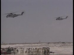 Troops in combined forces manouvres in Alexandria. Instructional Video