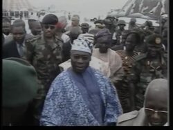 Nigerian president receives hero's welcome Instructional Video