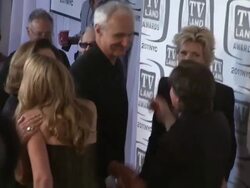 Michael Gross, Meredith Baxter, Michael J Fox and Tracy Pollan at the 9th Annual TV Land Awards Stock Footage