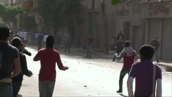 Anti-government protesters clash with police for the second day News Clip