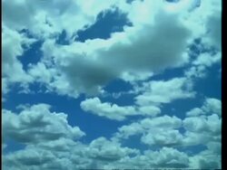 T/L African clouds right to left, Kenya Stock Footage