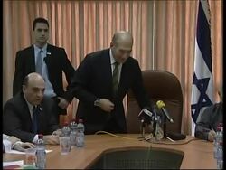 Israeli PM comments after meeting with Rice News Clip