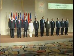 WRAP Bilateral mtgs btw ASEAN ldrs; Japan; NKorea ADDS India; Australia News Clip