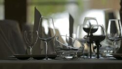 Decorated Wedding table - Stock Footage Stock Footage