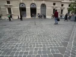ATMOSPHERE - Pontifical Gregorian University on June 06, 2013 in Rome, Italy. (Footage by Giulio Origlia/Getty Images) Stock Footage
