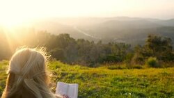 Idyllic study in nature Stock Footage