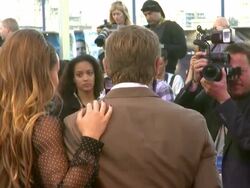 Daniel Craig, Olivia Wilde at the Cowboys & Aliens UK Premiere at London England. (Footage by WireImage Video/Getty Images Entertainment Video) Stock Footage