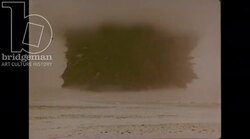 Explosion of the Chagan nuclear test conducted at the Semipalatinsk Test Site on January 15, 1965 Stock Footage