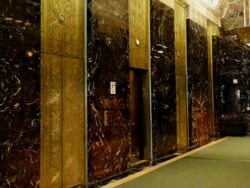 Sutter Street Lobby Fast Motion, San Francisco, California Stock Footage