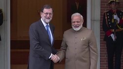 CLEAN : Modi in Spain on four nation Europe tour News Clip