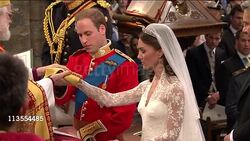 Sky News Royal Wedding Westminster Abbey Interior Footage - Special Access News Clip