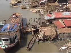 Report from one of villages worst hit  by cyclone News Clip