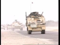 GWT: British forces advance towards Iraq News Clip