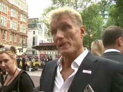 INTERVIEW Dolph Lungdren on what made the 80s and 90s action heroes icons, on starring in a sequel at the The Expendables UK Premiere at London England. (Footage by WireImage Video/GettyImages) Stock Footage