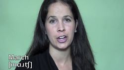 How to Pronounce the Months of the Year: American English Instructional Video