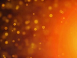 Golden defocused particles Stock Footage