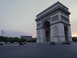 Arc de Triomphe Stock Footage
