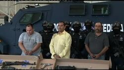 Suspected cartel members held, including "El Brad Pitt" News Clip