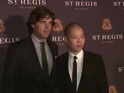 Nacho Figueras and Jason Wu at Debut of The St. Regis Bal Harbour Resort & Residences  Stock Footage