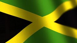Jamaica flag - loop. 4K. Stock Footage