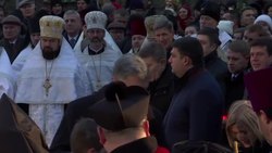 Ukraine marks anniversary of famine News Clip