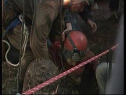 USA: GALLUPVILLE: TRAPPED CAVE EXPLORER RESCUED News Clip
