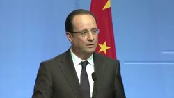 President Hollande says he taked to Xi about human rights and Tibet News Clip