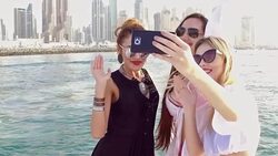 SLOW-MO: Luxury lifestyle Dubai Stock Footage