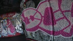 Colorful graffiti covers walls. Stock Footage