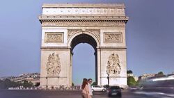 Arc de Triomphe Stock Footage
