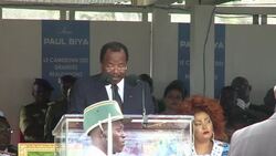 CLEAN: Biya addresses voters ahead of Cameroon election News Clip