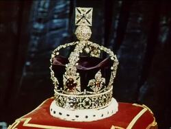 The Crown Jewels, England, UK.  1963 Stock Footage