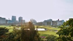 Bangkok green city Stock Footage