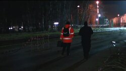 Train carrying nuclear waste arrives at destination News Clip