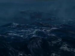 TempÃªte en mer / SEA STORM - LOOP FILE Stock Footage