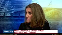 Canadaâ€™s Freeland Urges U.S. to â€˜Be Nice to Your Clientsâ€™ News Clip