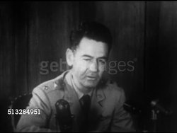 1952: BLIPS EXPLAINED: US Air Force Chief of Intelligence Major General John A. Sanford (1905-1968), SOT saying what they have explained these as, attempting to resolve a certain credible percentage, no pattern, or threat to US. Instructional Video