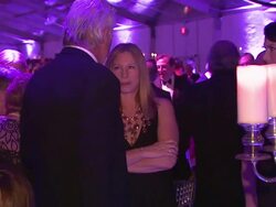 Barbra Streisand and James Brolin at the National Museum Of American Jewish History Opening Gala  Stock Footage