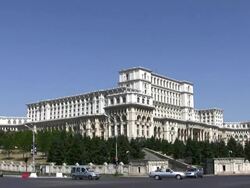 Palace Of The Parliament Stock Footage
