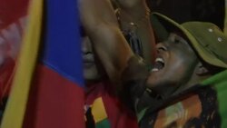 CLEAN : Chavez followers celebrating News Clip