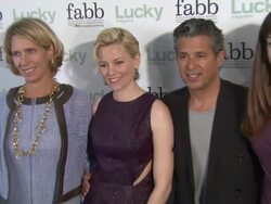 Brandon Holley, Elizabeth Banks, Jeff Rude, Marcy Bloom at Lucky Magazine Hosts First Ever West Coast FABB: Fashion And Beauty Blog Conference Stock Footage