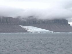 Glacier Debouching into the sea News Clip