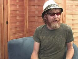 Broken Social Scene Interiew (clip 1) Stock Footage